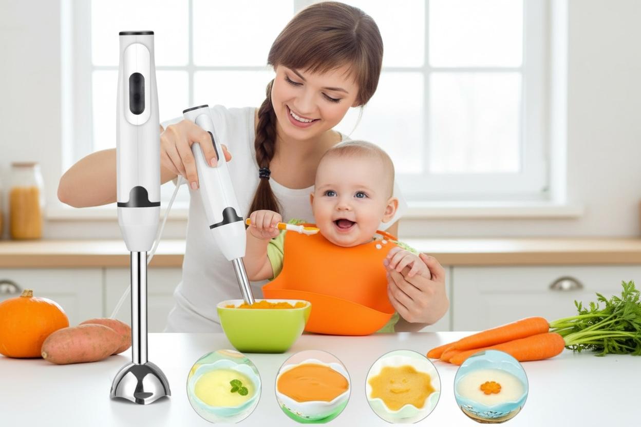 Mixeur Plongeant Électrique 400W - Blender à Main Professionnel